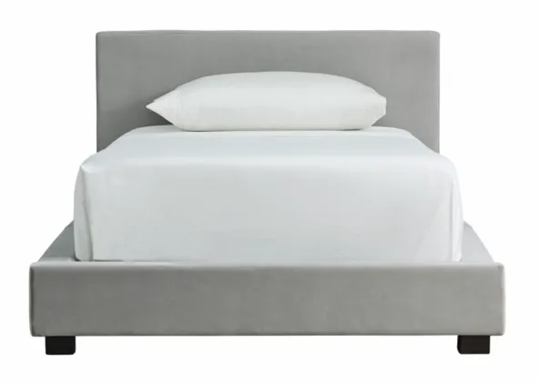 Dreamer Upholstered Grey Twin Bed  1