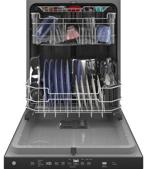 GE® 24" Black Built In Dishwasher 24