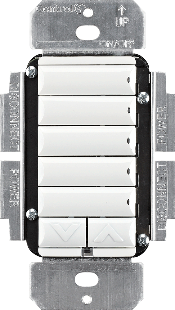Control4® 120V White Keypad Dimmer