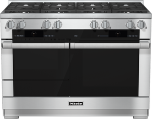 Miele 48" Clean Touch Steel Pro Style Dual Fuel Range