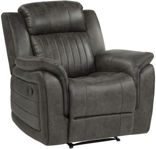 Homelegance® Centeroak Gray Glider Reclining Chair | BlvdHome