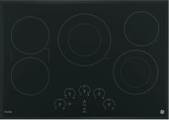 GE Profile™ Series 30" Black Electric Cooktop