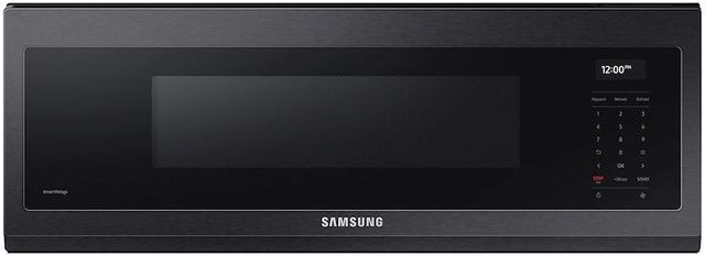 Samsung 1.1 Cu. Ft. Fingerprint Resistant Black Stainless Steel Over The Range Microwave