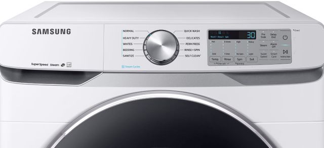 WF45T6200AW | DVE45T6200W - Samsung Front Load Laundry Pair Special with a 4.5 Cu Ft Washer and a 7.5 Cu Ft Electric Dryer PLUS A FREE 1-Liter Bottle of Excelsior Detergent w/ Stain Remover Included!-2