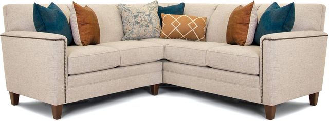 Smith Brothers 3122 Collection 2 Piece Beige Sectional
