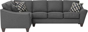 Hughes Furniture Cosmic Charcoal Sectional