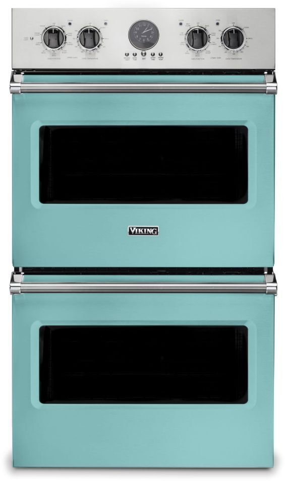 Viking® 5 Series 30" Bywater Blue Professional Built In Double Electric Premiere Wall Oven