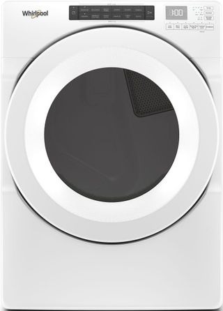 Whirlpool® 7.4 Cu. Ft. White Front Load Gas Dryer