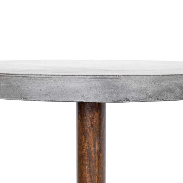 Tables bistro et hauteur bar d'extérieur ronde Hagan, gris foncé, Moe's Home Collections® 1