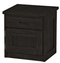Crate Designs™ Furniture Espresso 24" Nightstand with Lacquer Finish Top Only