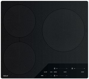 Wolf® 24" Black Contemporary Induction Cooktop
