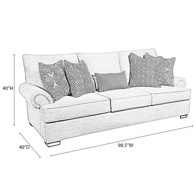 Behold Home Azure Granite Sofa-2