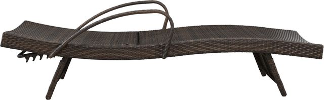 Signature Design by Ashley® Kantana Set of 2 Brown Outdoor Chaise Lounge Set 4