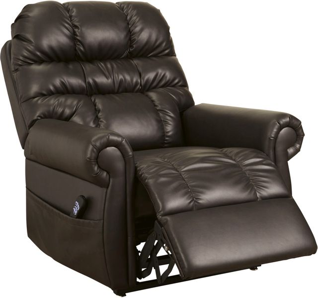 Signature Design by Ashley® Mopton Chocolate Power Lift Recliner-2