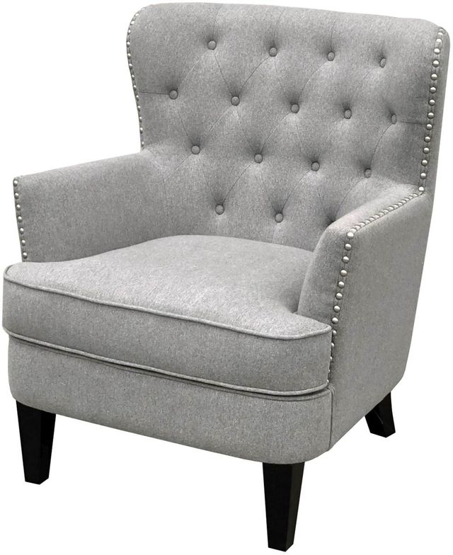 Romansque Gray Accent Chair 1