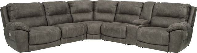 Signature Design by Ashley® Cranedall 2-Piece Quarry Living Room Set with Power Reclining Sectional-1