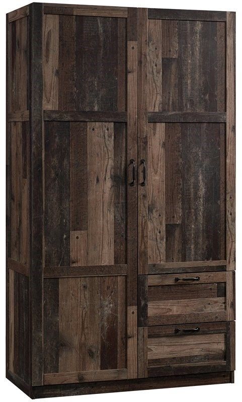 Shop our Wardrobe Storage Cabinet Reclaimed Pine Finish by Sauder, 427070