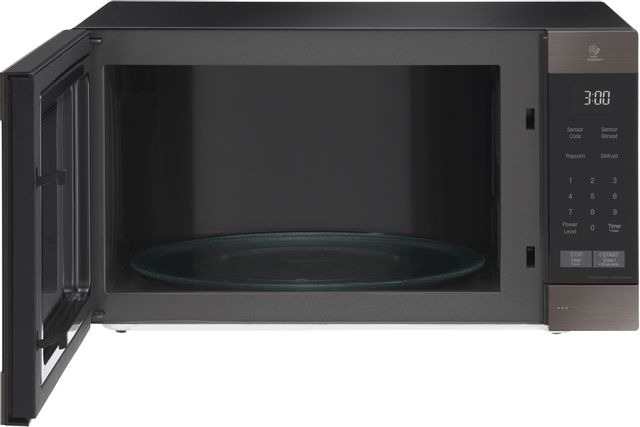 LG Studio 2 Cu. Ft. Black Stainless Steel Countertop Microwave 6