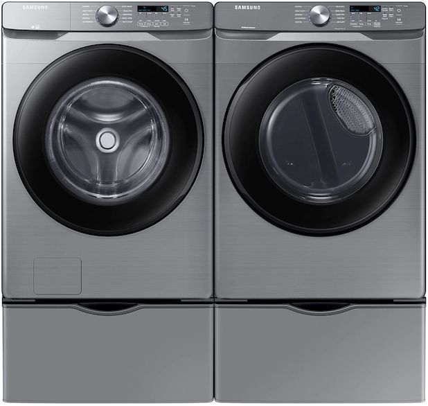 Samsung 6000 Series 7.5 Cu. Ft. Platinum Front Load Electric Dryer 4