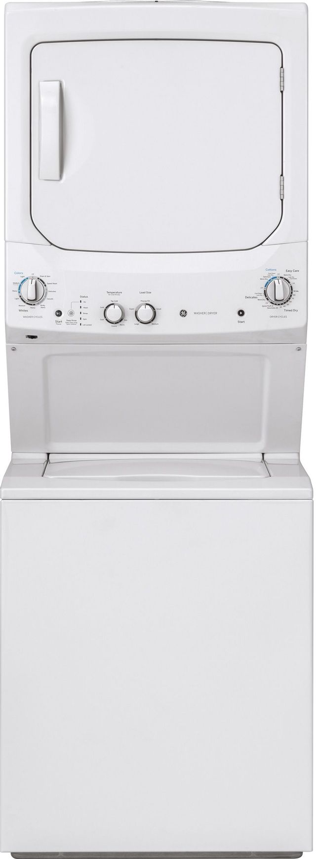 GE® Stack Laundry-White on White