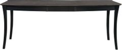 John Thomas Furniture® Cosmopolitan Salerno Coal/Black Butterfly Extension Table