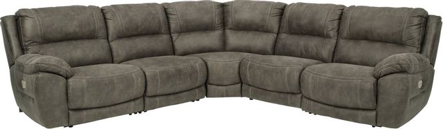 Signature Design by Ashley® Cranedall 2-Piece Quarry Living Room Set with Power Reclining Sectional-1