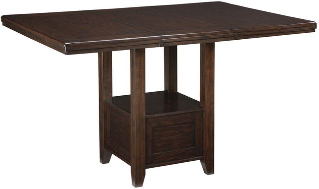 Signature Design by Ashley® Haddigan Dark Brown Counter Height Dining Room Table-0