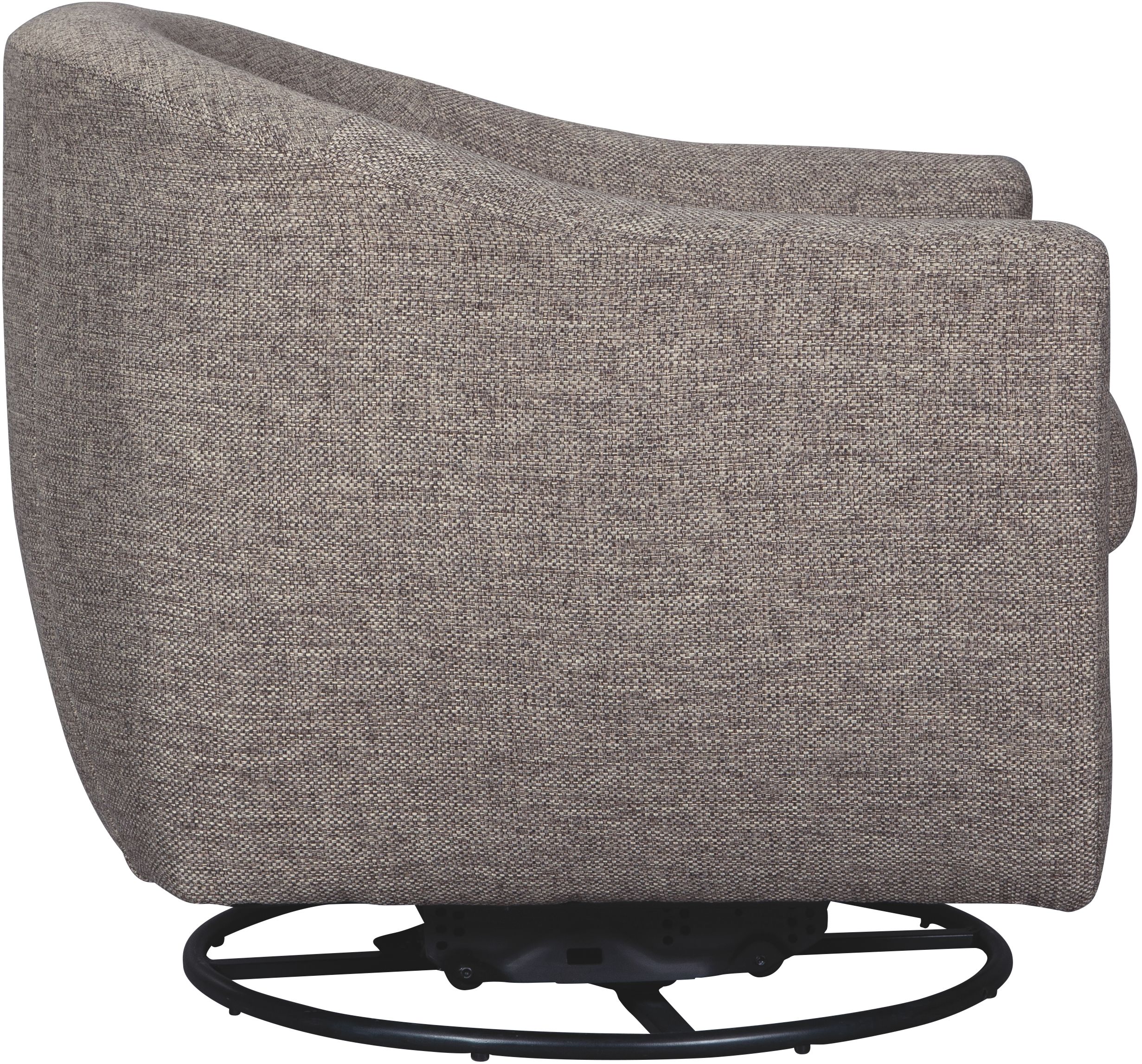 Signature Design By Ashley® Upshur Taupe Swivel Glider Accent Chair ...