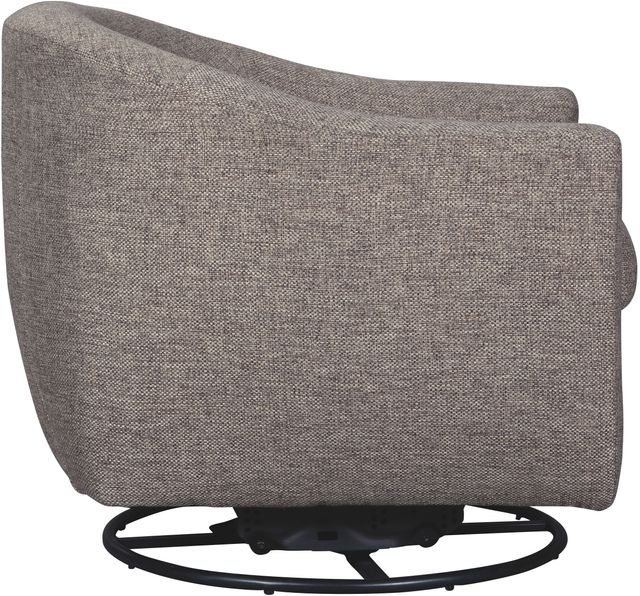 Signature Design by Ashley® Upshur Taupe Swivel Glider Accent Chair 1