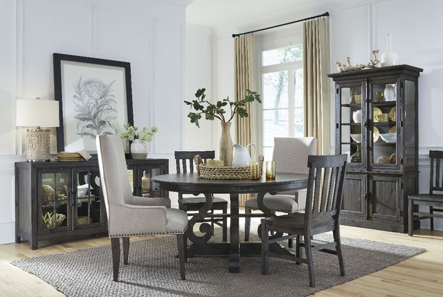 Magnussen Home® Bellamy Peppercorn 48" Round Dining Table-1