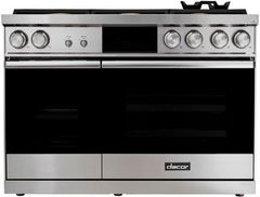 Dacor® 48" Silver Stainless Pro Style Dual Fuel Range