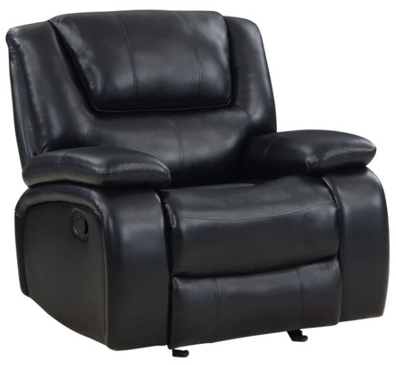 Coaster® Camila Black Glider Recliner Chair | Evans Furniture Galleries ...