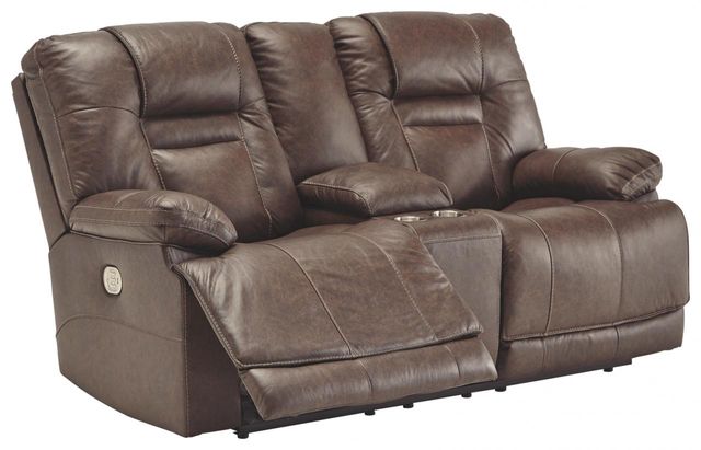 Signature Design by Ashley® Wurstrow Umber Power Reclining Loveseat-0