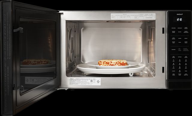 Wolf® 1.5 Cu. Ft. Black Built In Convection Microwave 2