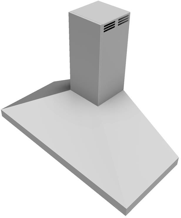 Vent-A-Hood® 48" Stainless Steel ARS Duct-Free Wall Mounted Range Hood 1