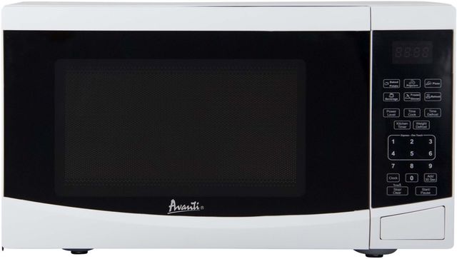 Avanti® 0.9 Cu. Ft. White Countertop Microwave-0