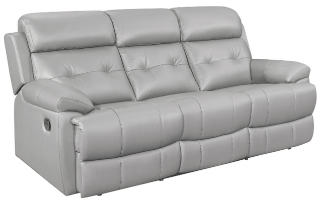 Homelegance® Lambent Silver Gray Double Reclining Sofa