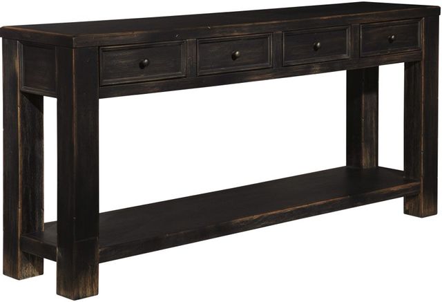 Table canapé rectangulaire Gavelston, noir, Signature Design by Ashley®