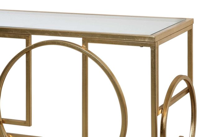 Uttermost® Metria Gold Console Table 1