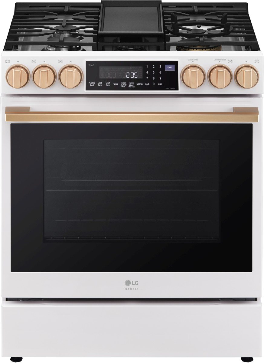 Lg gas range deals white