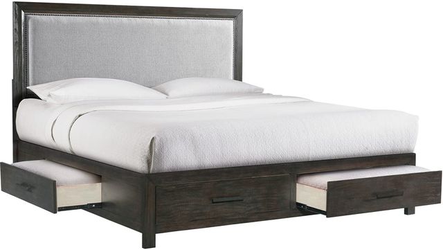 Elements International Shelby Wood King Bed 0