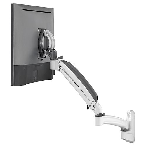 Chief® Kontour™ K1W Series White Dynamic Wall Mount Reduced Height, 1 Monitor