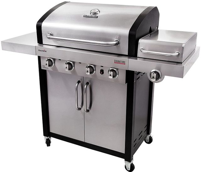 Char-Broil® Signature Series™ 57" Gas Grill-Black with Stainless Steel 5