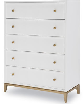 Legacy Classic Modern  Chelsea by Rachael Ray Bright White Drawer Chest