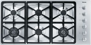 Miele 43" Stainless Steel Gas Cooktop
