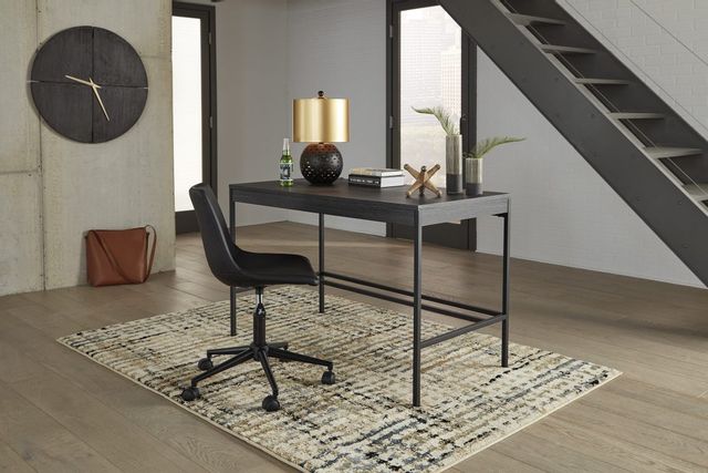 Signature Design by Ashley® Yarlow Black Home Office Desk 6