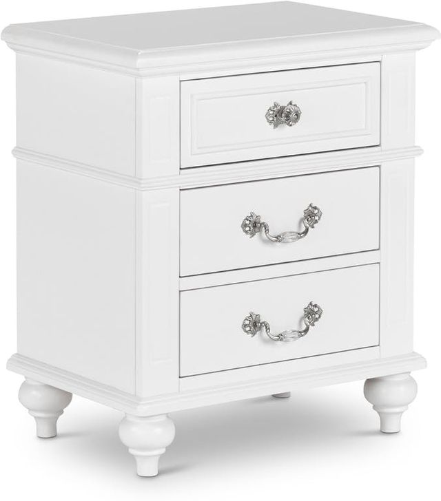 Elements International Alana Youth White Twin Bed, Dresser, Chest, Nightstand and Mirror 8