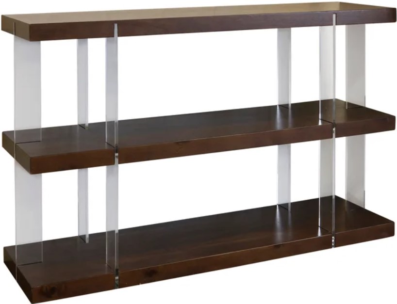 brown wooden austin console table