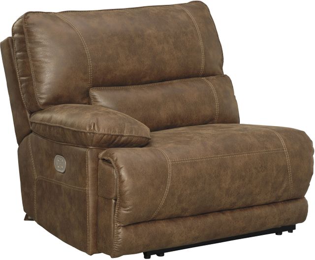 Signature Design by Ashley® Thurles Saddle Left Arm Facing Power Recliner