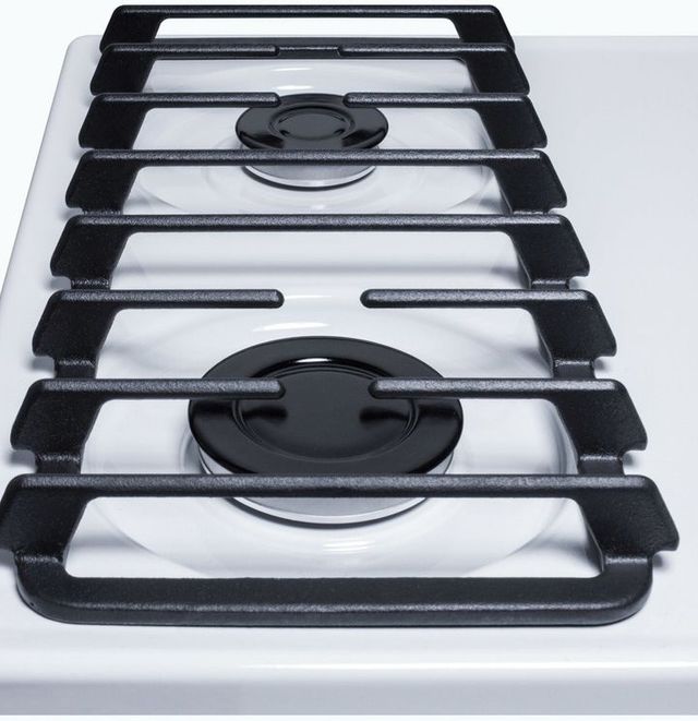Summit® 30" White Gas Cooktop 3